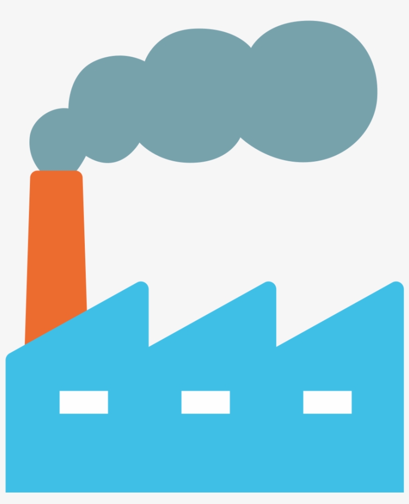 File - Emoji U1f3ed - Svg - Factory Emoji, transparent png