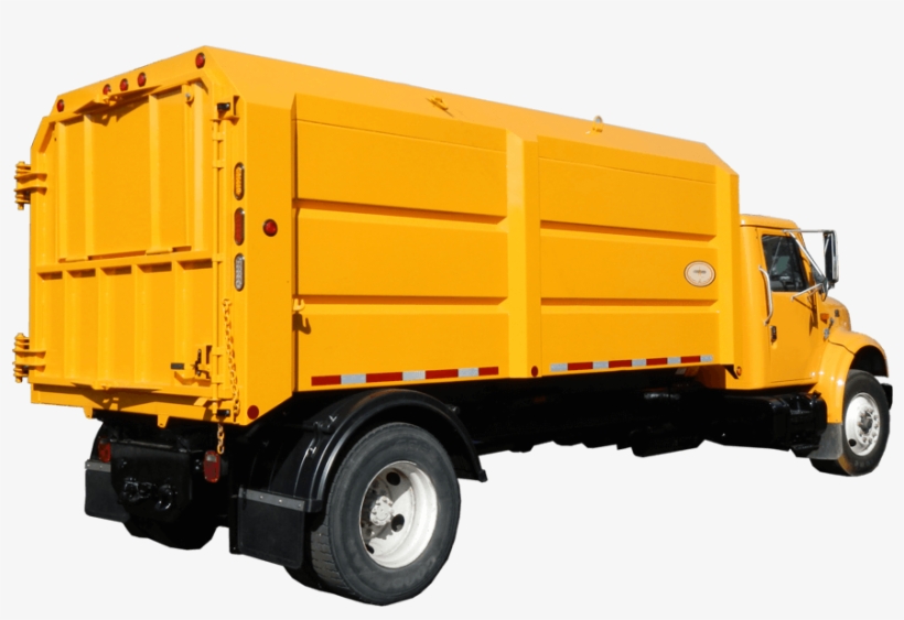 Concord Road Equipment Yellow Leaf Box Truck - Truck, transparent png