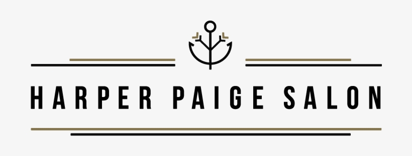 Hp Hor Logo Blk Gold - Harper Paige Salon, transparent png
