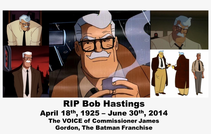 Who Will Light The Bat-signal Now Rest In Peace, Bob - Commissioner Gordon Animated, transparent png