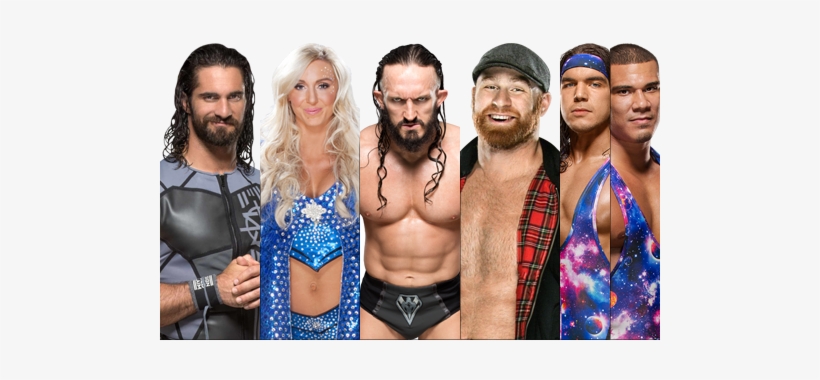 Seth Rollins, The Revival, Neville Sdl - Wwe 2018 Mini Wall Calendar, transparent png