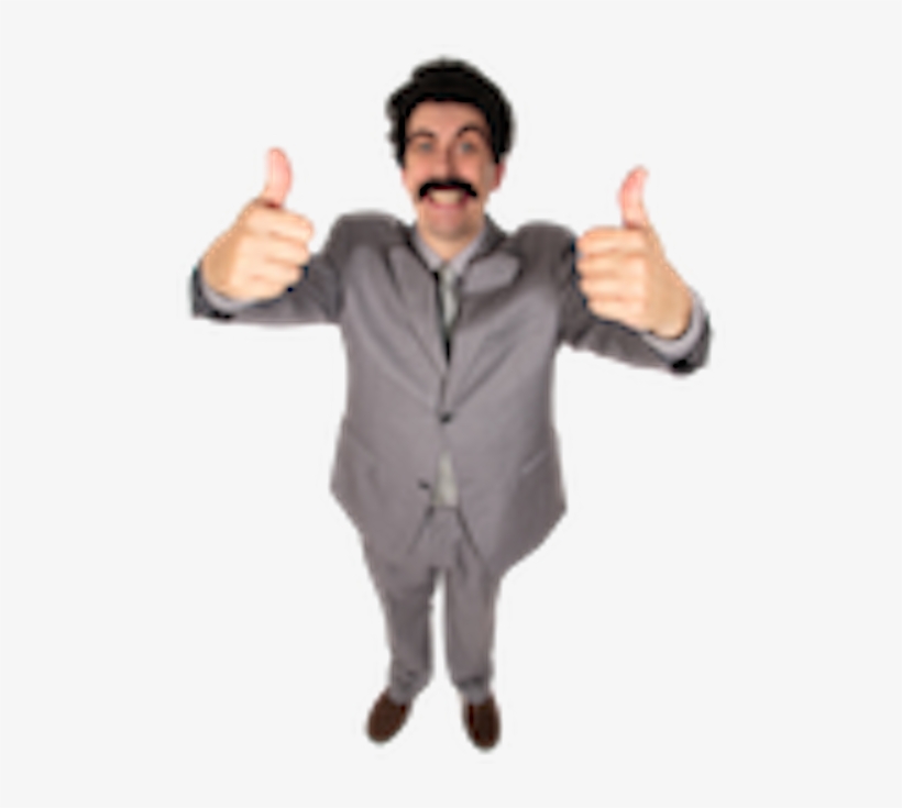 1 Yr - Thumbs Up Borat Png, transparent png