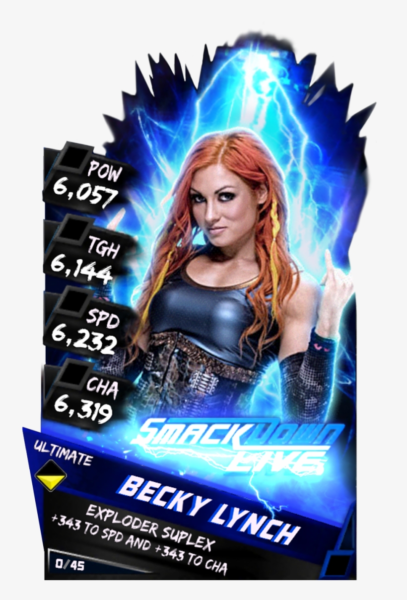Beckylynch S3 13 Ultimate Zombie Supercard Beckylynch - Wwe Supercard Ultimate Cards, transparent png