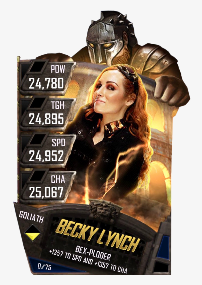 Beckylynch S4 20 Goliath Ringdom - Wwe Supercard Ss18 Becky Lynch, transparent png