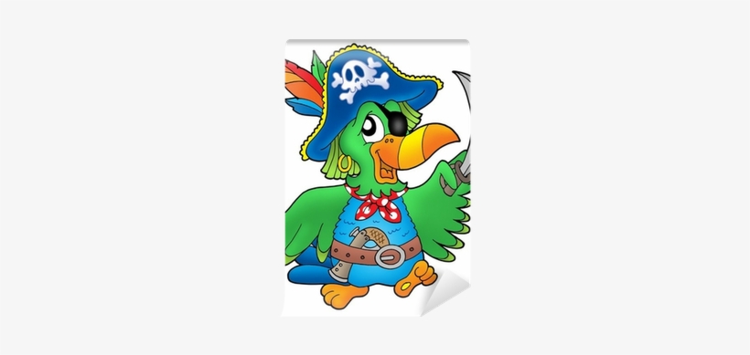 Cartoon Pirate Parrot, transparent png