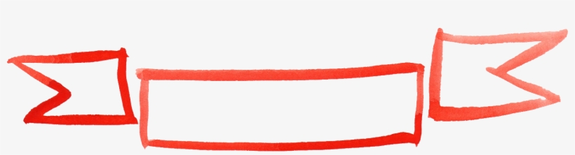 7 Orange Watercolor Banners - Watercolor Painting, transparent png
