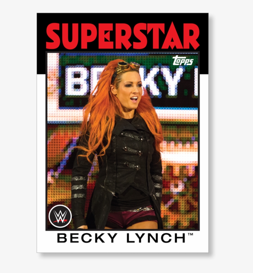 Becky Lynch - Print: Becky Lynch 2015 Action, 20x24in., transparent png