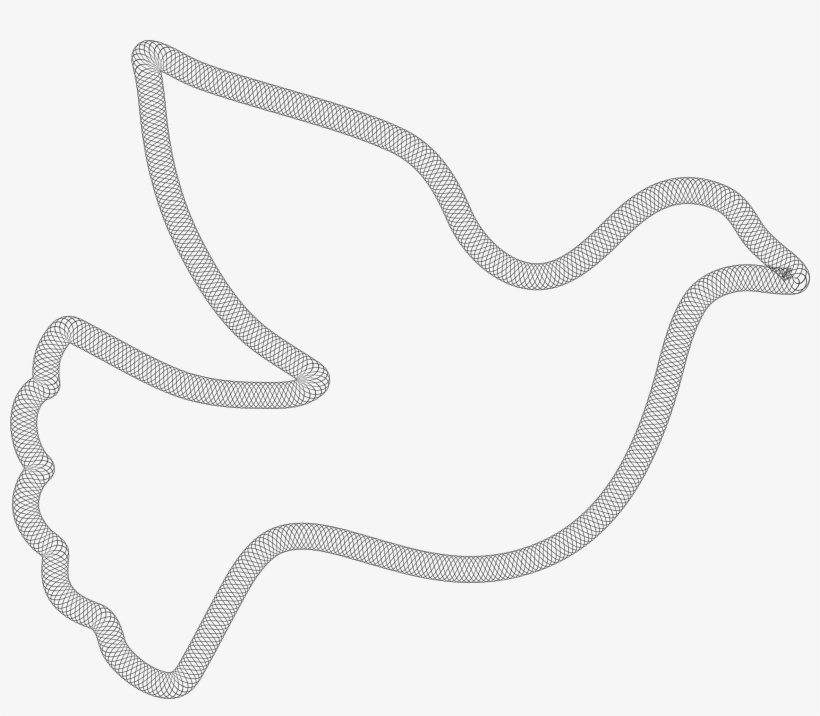 This Free Icons Png Design Of Guilloche Peace Dove, transparent png