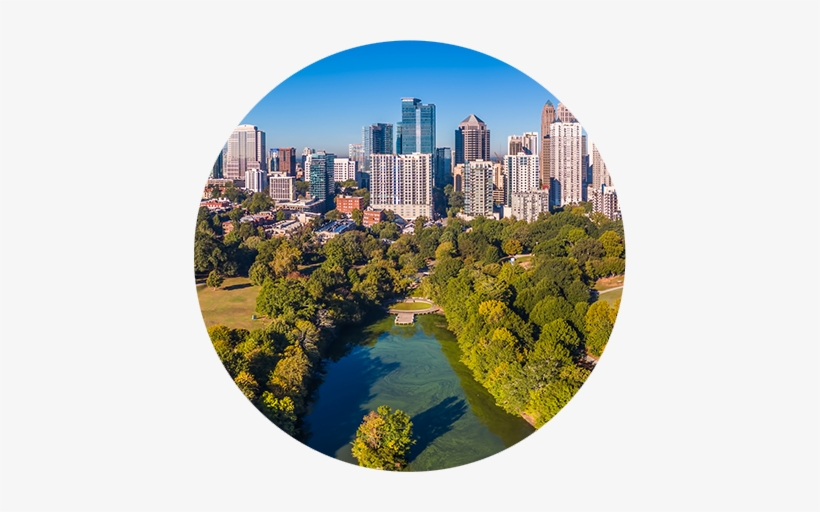 Residents Are Proud Of Atlanta's Local Color, Progressive - Atlanta Skyline, transparent png