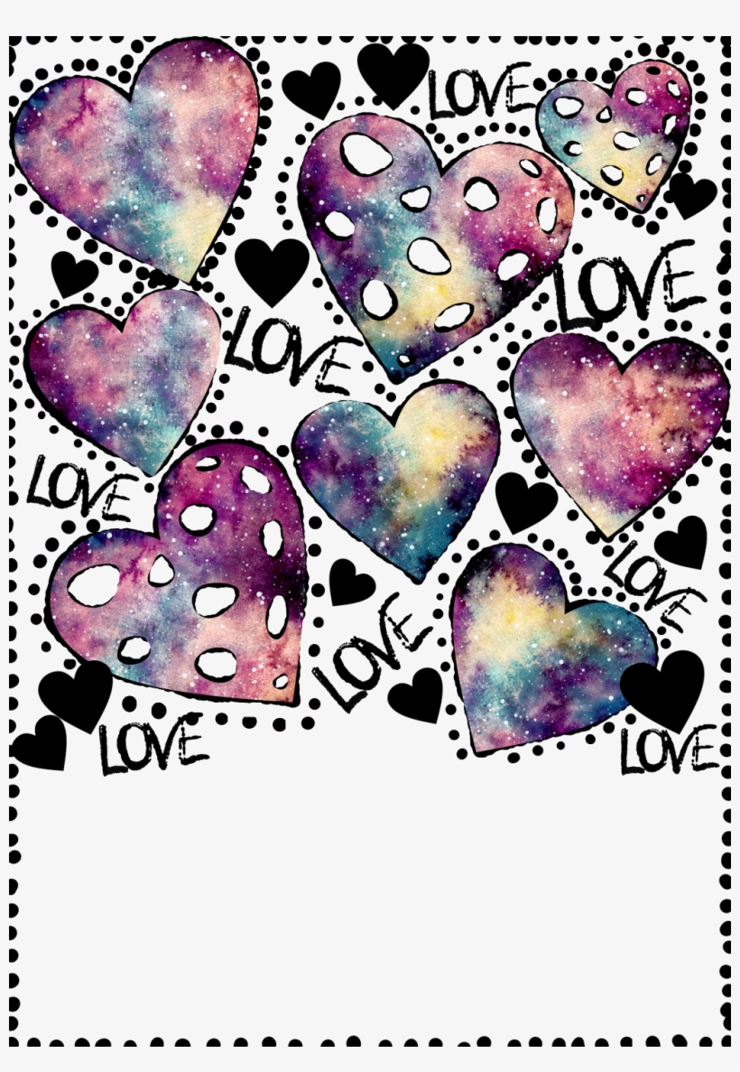 Hand Painted Spades Heart Png Transparent - Watercolor Painting, transparent png