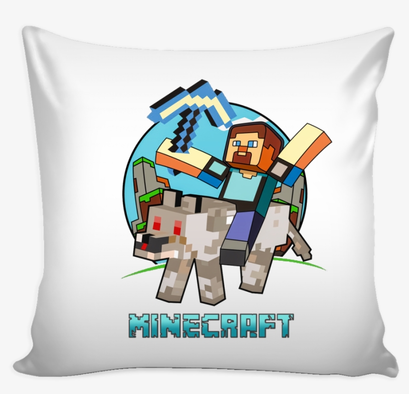 Minecraft Pillow Cover Minecraft Dog Riding Pillow Audrey
