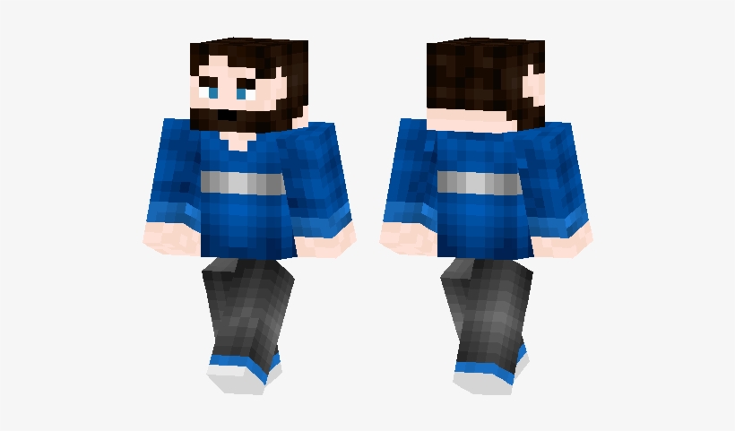 Youtubers - Minecraft Blue Nike Skin, transparent png