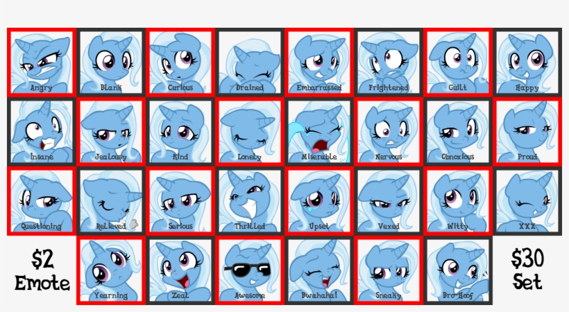 228823 Inkwell Pony Great And Powerful E - Mlp Emotion, transparent png