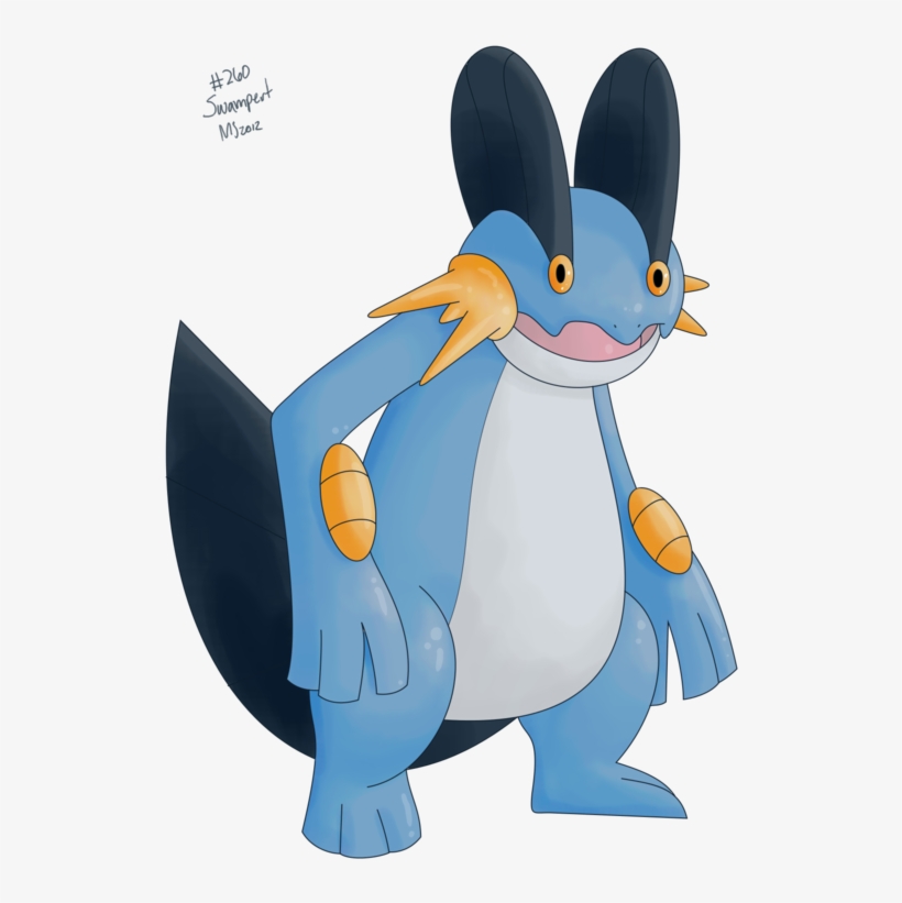 260 Swampert By Pokemon Countdown-d5jw6co - Pokemon On Countdown Deviart, transparent png