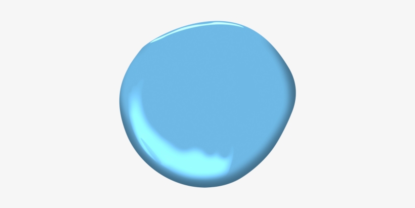 Blue Wave - Benjamin Moore Seaside Blue, transparent png