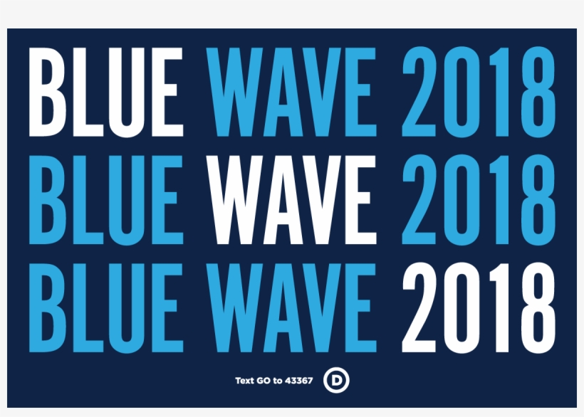 Blue Wave 2018 Car Magnet, transparent png