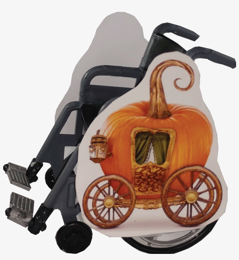 Pumpkin Carriage Wheelchair Costume Child's - Art Print: Egal's Pumpkin Carriage, 30x30cm., transparent png