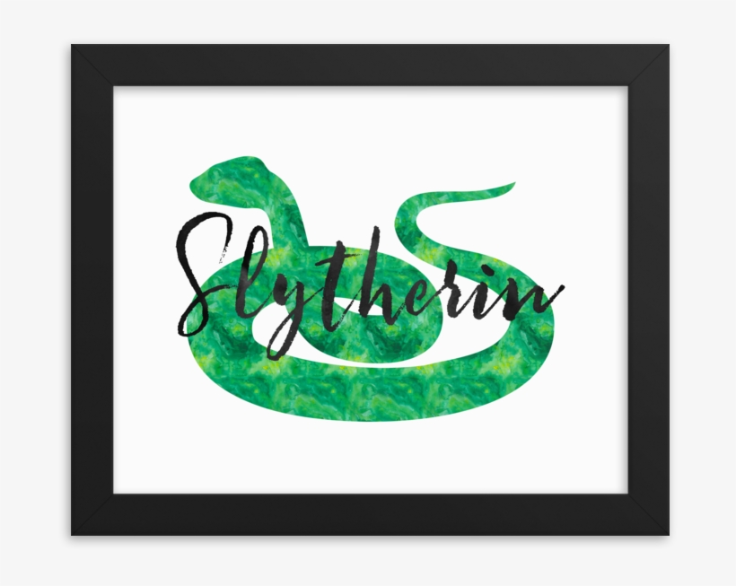 Slytherin Hogwarts House Pride Art Print - Hogwarts House Pride Art, transparent png