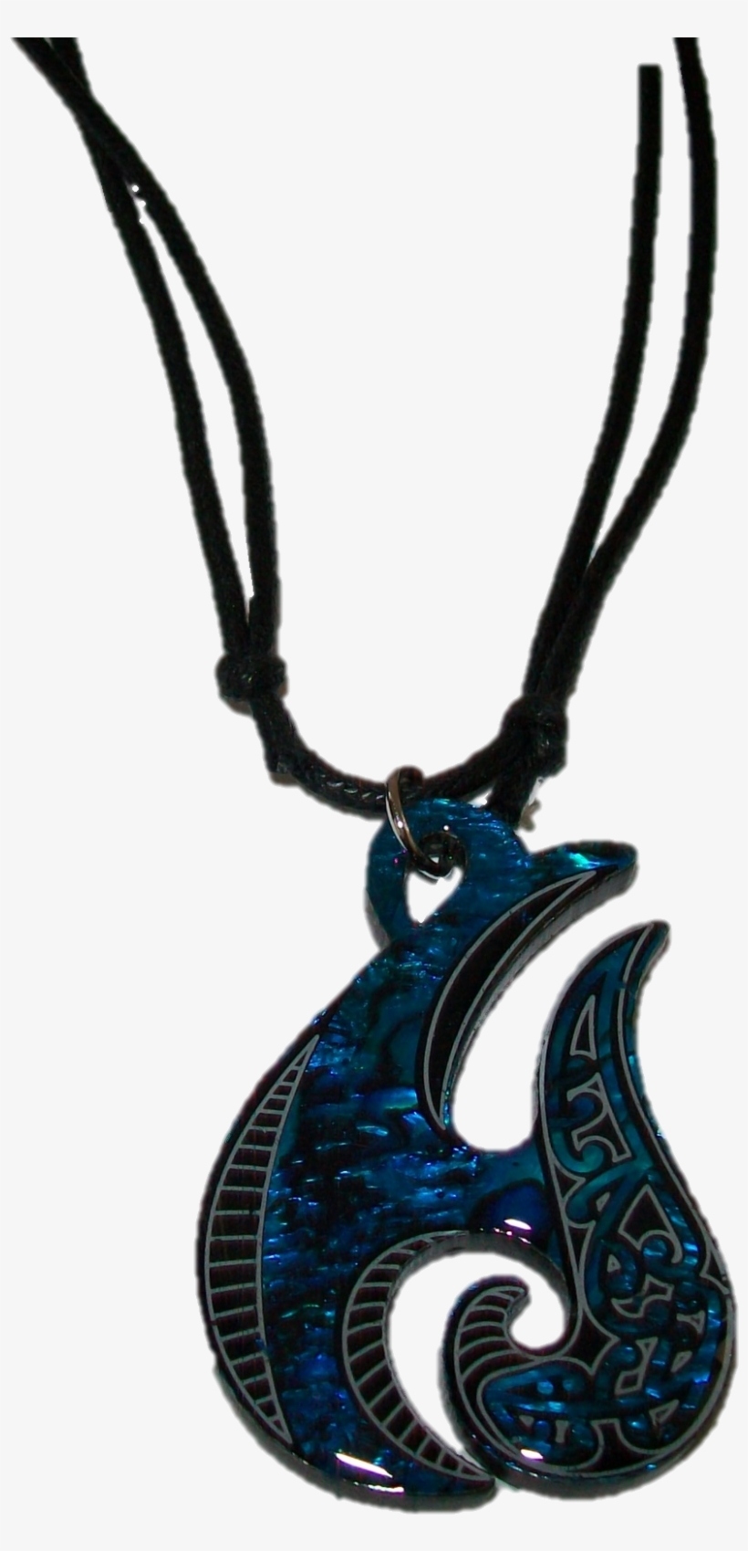 Paua Thong Necklace - Locket, transparent png