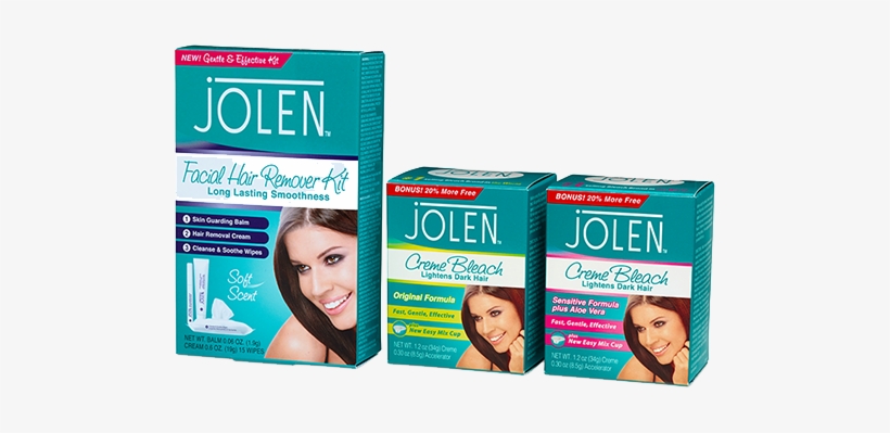Connect - Jolen Facial Hair Remover Kit, Ivory, transparent png