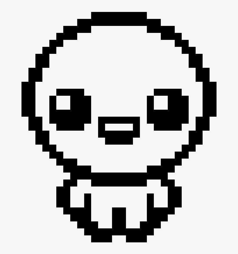 The Binding Of Isaac Base Character - Binding Of Isaac Rebirth Pixel Art, transparent png
