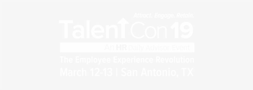 Cr 307 Talentcon 2019 Logo Hi Res White - Talentcon 2019: The Employee Experience Revolution, transparent png