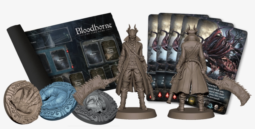 Fyi, The Game Night Kit Retailers Can Order Comes With - Bloodborne Card Game Miniature, transparent png