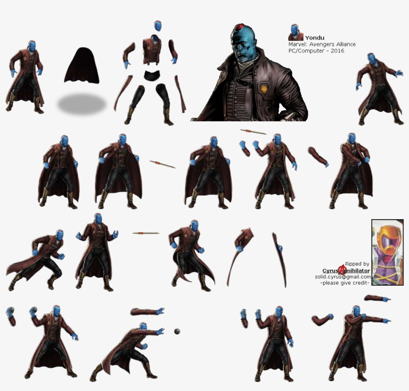 Click For Full Sized Image Yondu - Marvel Avengers Alliance Yondu, transparent png