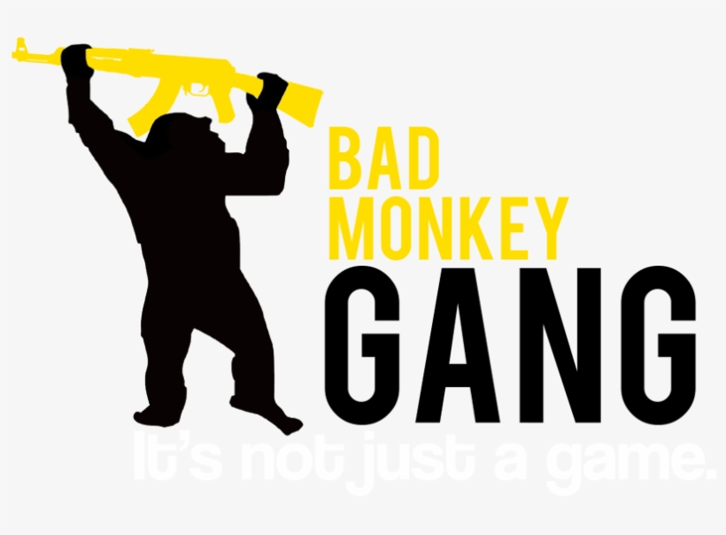 Battle Royale - Chimpanzee Vector Art Silhouette, transparent png