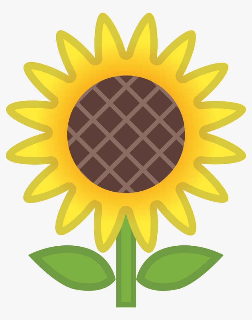 Emoji Clipart Sunflower Girasol Emoji Whatsapp 1024x1024 PNG