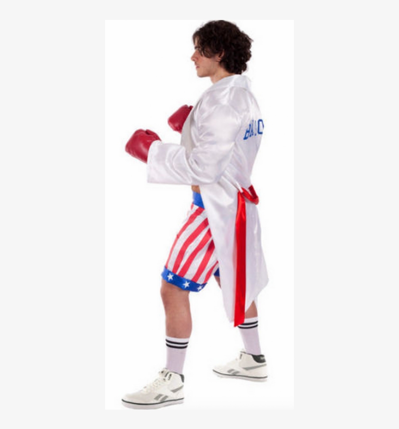 Fantasia Rocky Balboa Sylvester Stallone Boxer Adulto, transparent png