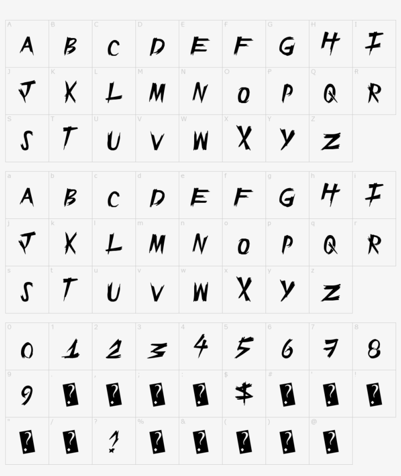 Epic Slash Font, transparent png