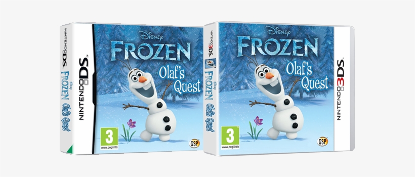 Olaf's Quest On Ds And 3ds - Disney Frozen Olafs Quest (nintendo3ds), transparent png