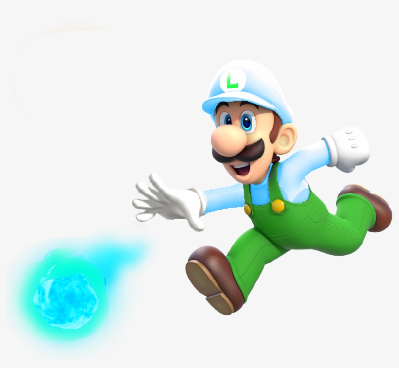 Iceluigi Ltl - Super Mario 3d World Fire Luigi, transparent png