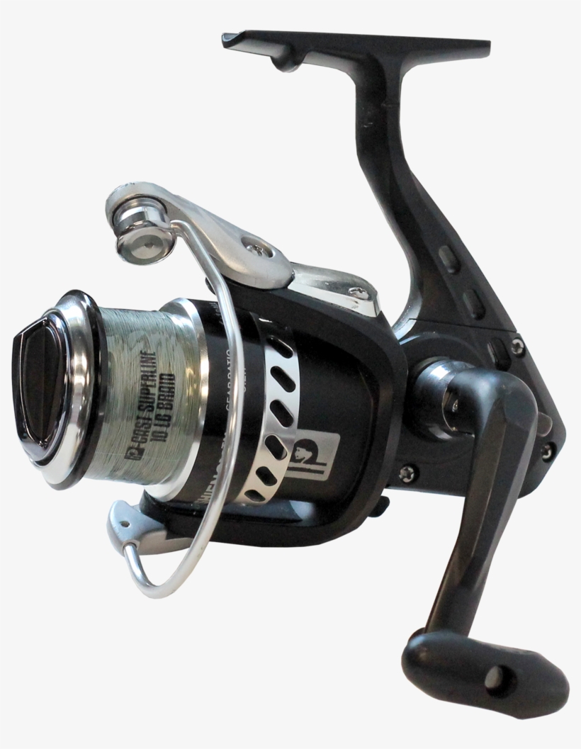 Profishiency Spinning Reel Loaded With P-cast Braid, transparent png