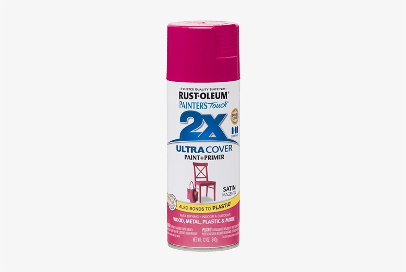 Satin Magenta General Purpose Spray Paint Rust Oleum Painters Touch