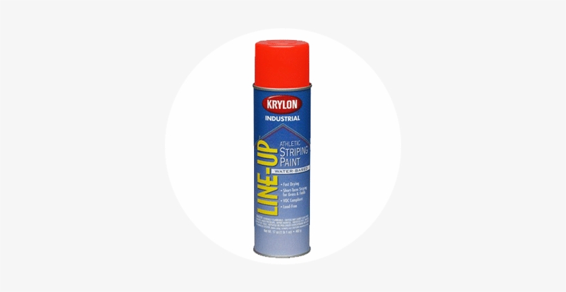 Krylon Striping Paint Can - Krylon Industrial Line-up Wb Athletic Field Striping, transparent png