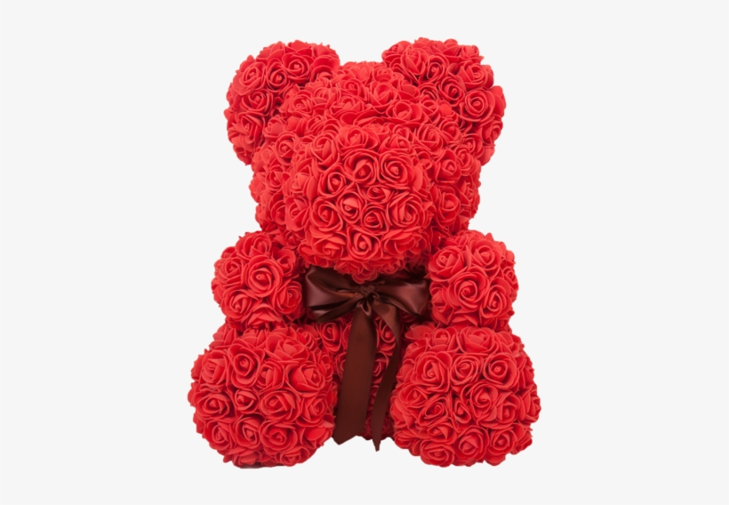 The Original Rose Bear 14" Tall - Rose Bear, transparent png