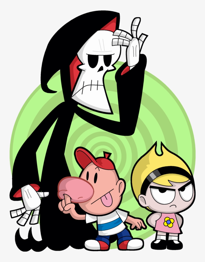 Cartoon Network Clipart Free Download Best - Tatuaje Billy Mandy Y Puro Huesos, transparent png