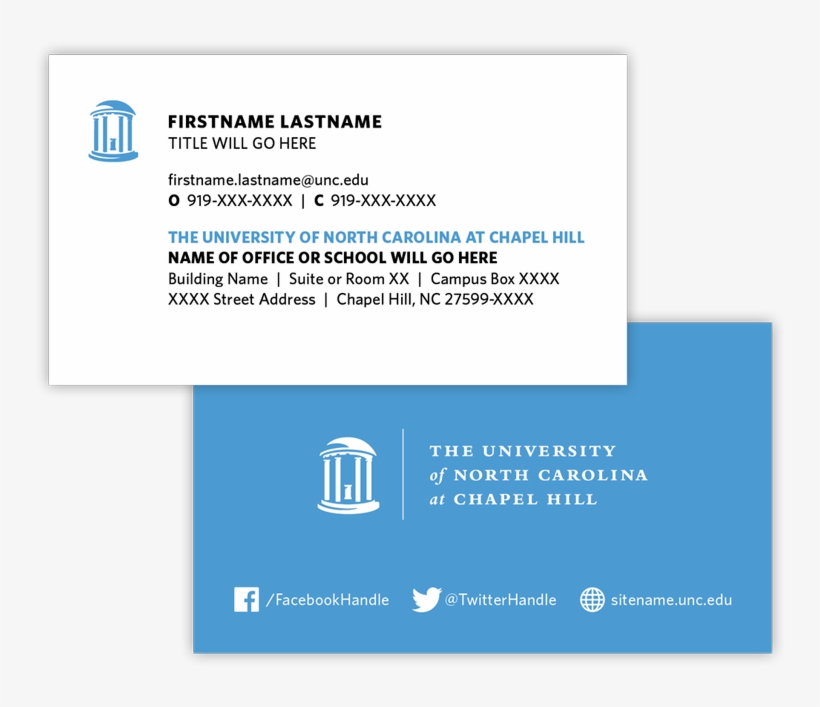 Unc Business Cards - Business, transparent png