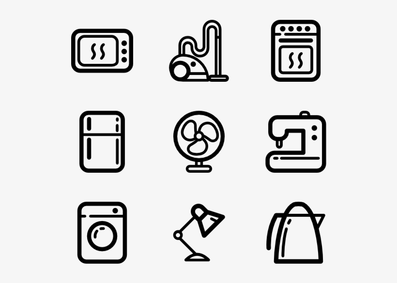 Appliances Icon Set - Railway Icons, transparent png