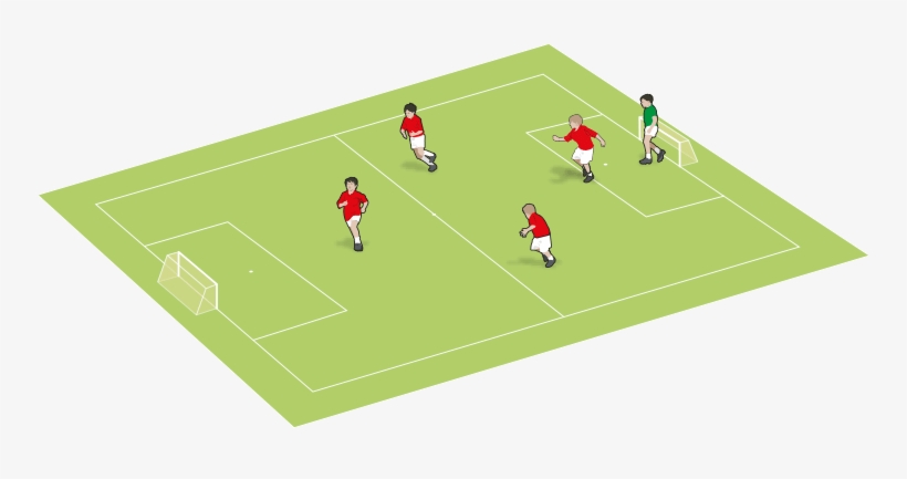 4v4/5v5 Formation 1 2 - Coach Soccer 1v 1, transparent png