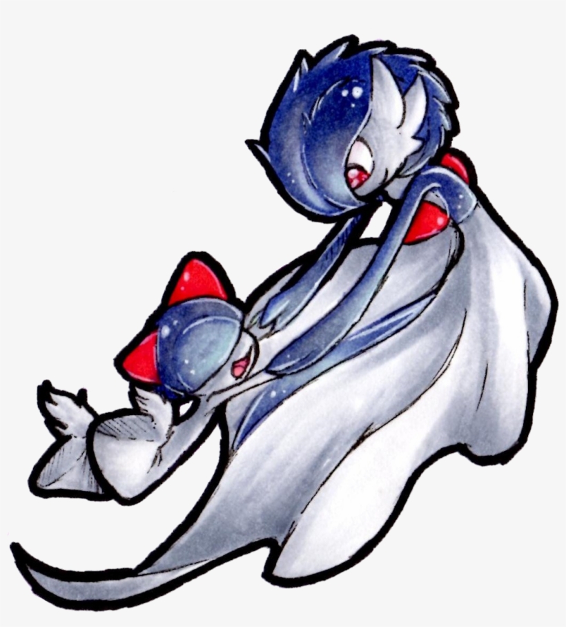 280 ' 282 Ralts & Gardevoir~ - Cartoon, transparent png