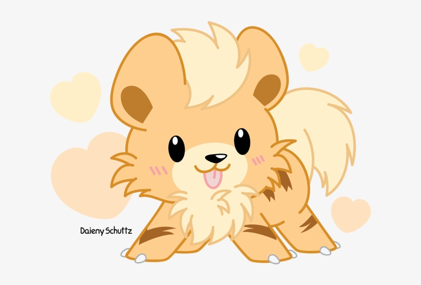 Pumpkin Guts Logs - Chibi Growlithe, transparent png
