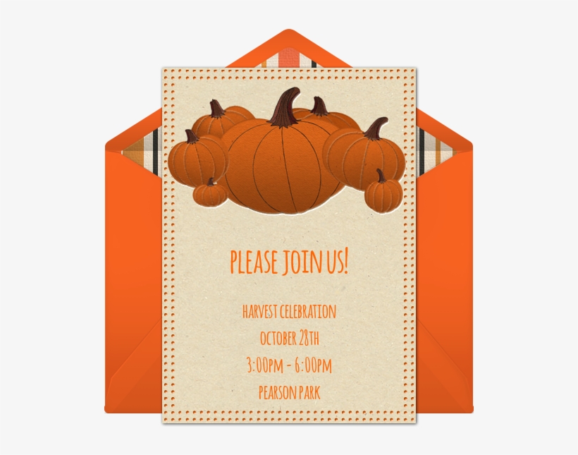 Free Pumpkin Patch Invitations - Pumpkin, transparent png