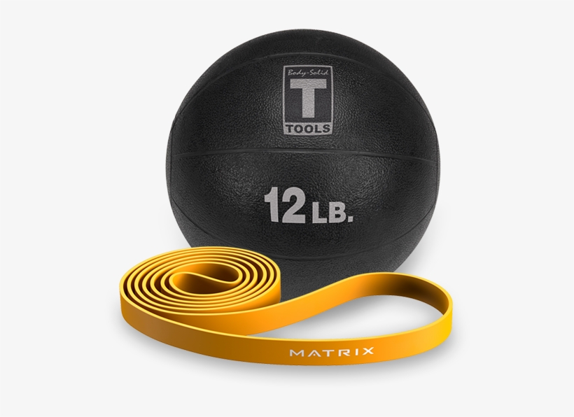 Fitnesss Accessories - Body Solid Medicine Balls In Black, transparent png