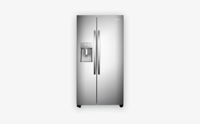 Refrigerators, Freezers & Fridges - Hisense Side By Side Fridge-freezer With Ice Maker, transparent png