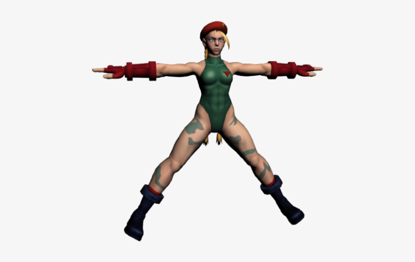 Cammy Ssfiv 3d Model - Cammy Ssfiv Model, transparent png