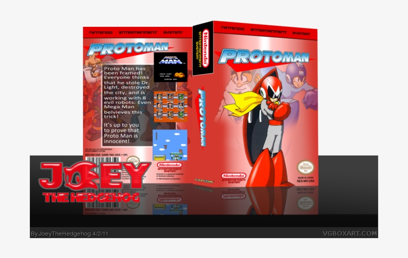 Proto Man Box Art Cover - Proto Man, transparent png