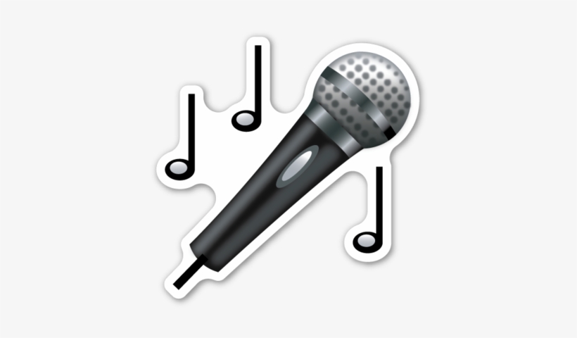 Microphone - Microphone Emoji Png, transparent png